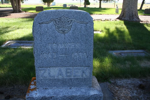 Frances Zlabek Grave